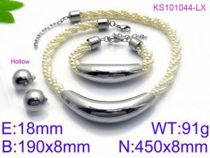 SS Jewelry Set(Most Women) - KS101044-LX