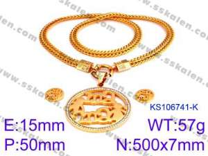 SS Jewelry Set(Most Women) - KS106741-K