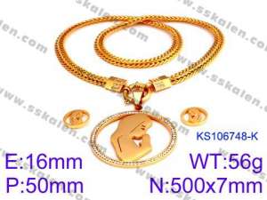 SS Jewelry Set(Most Women) - KS106748-K