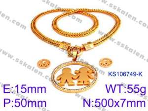 SS Jewelry Set(Most Women) - KS106749-K