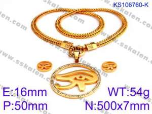 SS Jewelry Set(Most Women) - KS106760-K