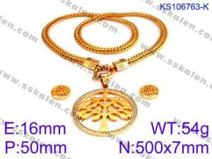 SS Jewelry Set(Most Women) - KS106763-K