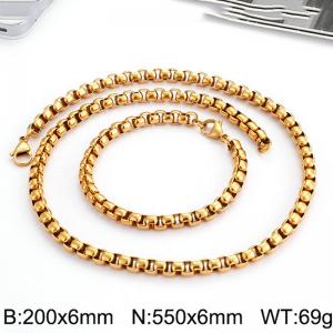 SS Jewelry Set(Most Men) - KS107236-Z