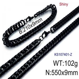 SS Jewelry Set(Most Men) - KS107401-Z