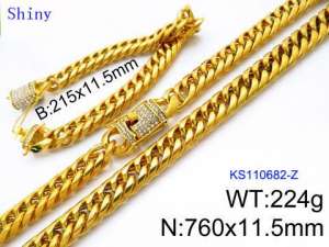 SS Jewelry Set(Most Men) - KS110682-Z