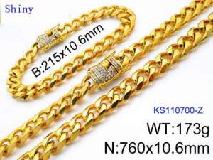 SS Jewelry Set(Most Men) - KS110700-Z