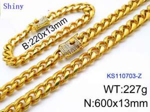 SS Jewelry Set(Most Men) - KS110703-Z