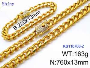SS Jewelry Set(Most Men) - KS110706-Z