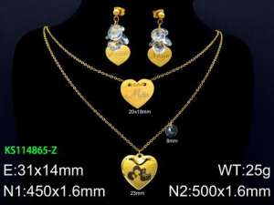 SS Jewelry Set(Most Women) - KS114865-Z