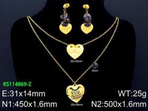 SS Jewelry Set(Most Women) - KS114869-Z