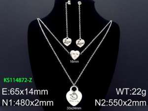 SS Jewelry Set(Most Women) - KS114872-Z