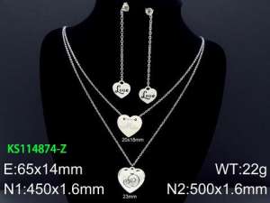 SS Jewelry Set(Most Women) - KS114874-Z