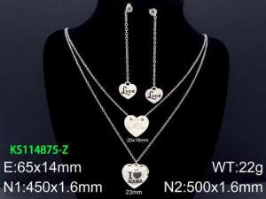 SS Jewelry Set(Most Women) - KS114875-Z