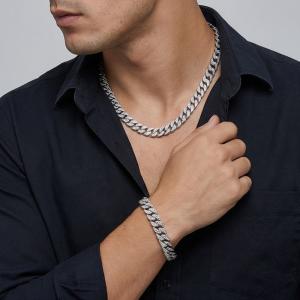 SS Jewelry Set(Most Men) - KS130268-BDJX