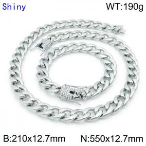 SS Jewelry Set(Most Men) - KS136095-Z