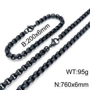SS Jewelry Set(Most Men) - KS138403-Z