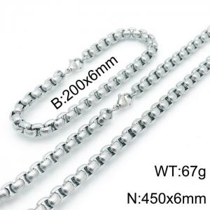 SS Jewelry Set(Most Men) - KS138411-Z