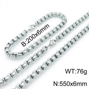 SS Jewelry Set(Most Men) - KS138413-Z