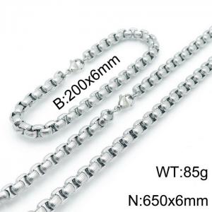 SS Jewelry Set(Most Men) - KS138415-Z