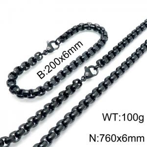 SS Jewelry Set(Most Men) - KS138424-Z