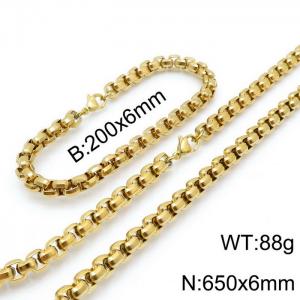 SS Jewelry Set(Most Men) - KS138429-Z