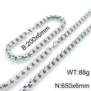 SS Jewelry Set(Most Men) - KS138436-Z