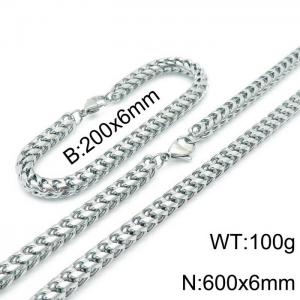 SS Jewelry Set(Most Men) - KS138463-Z