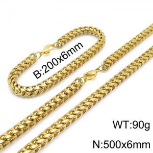 SS Jewelry Set(Most Men) - KS138468-Z