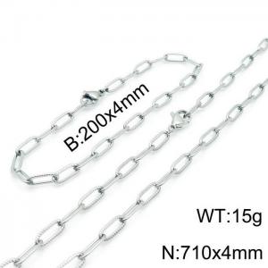 SS Jewelry Set(Most Men) - KS138479-Z