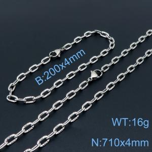 SS Jewelry Set(Most Men) - KS138493-Z