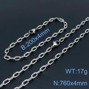 SS Jewelry Set(Most Men) - KS138494-Z