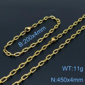 SS Jewelry Set(Most Men) - KS138495-Z
