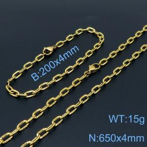 SS Jewelry Set(Most Men) - KS138499-Z