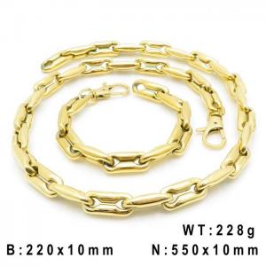 SS Jewelry Set(Most Men) - KS138737-Z