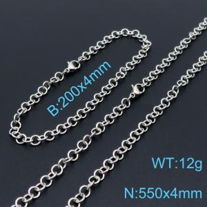SS Jewelry Set(Most Men) - KS138869-ZC