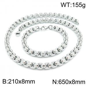 SS Jewelry Set(Most Men) - KS139202-Z