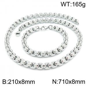 SS Jewelry Set(Most Men) - KS139203-Z