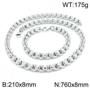SS Jewelry Set(Most Men) - KS139204-Z