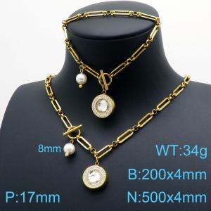 SS Jewelry Set(Most Women) - KS139445-Z