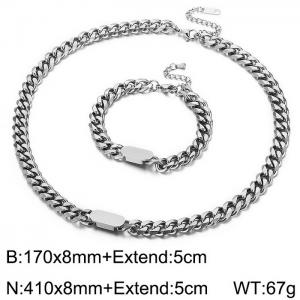 SS Jewelry Set(Most Women) - KS139928-KLX