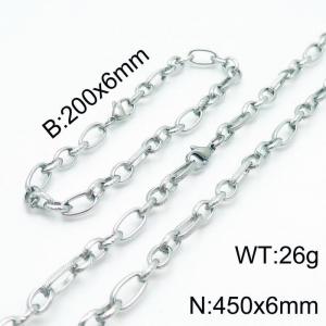 SS Jewelry Set(Most Men) - KS139995-Z