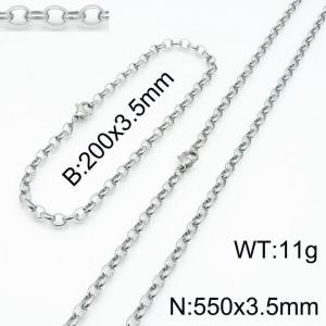 SS Jewelry Set(Most Men) - KS140095-Z