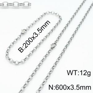 SS Jewelry Set(Most Men) - KS140096-Z