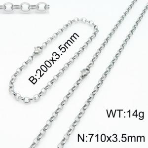 SS Jewelry Set(Most Men) - KS140098-Z