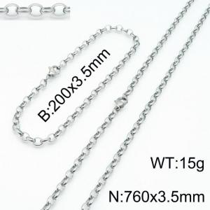 SS Jewelry Set(Most Men) - KS140099-Z