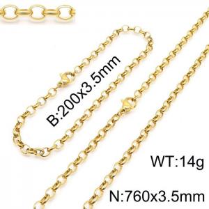 SS Jewelry Set(Most Men) - KS140106-Z