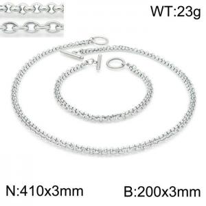 SS Jewelry Set(Most Men) - KS141428-Z