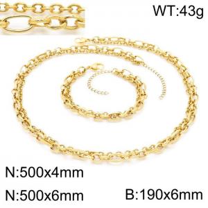 SS Jewelry Set(Most Men) - KS141432-Z
