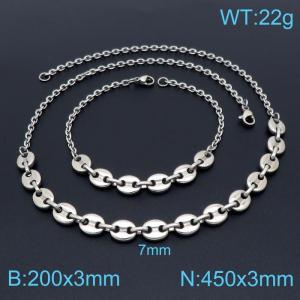 SS Jewelry Set(Most Men) - KS142241-Z