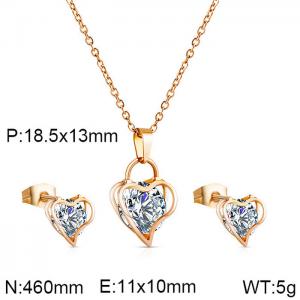 SS Jewelry Set(Most Women) - KS142619-WGCF